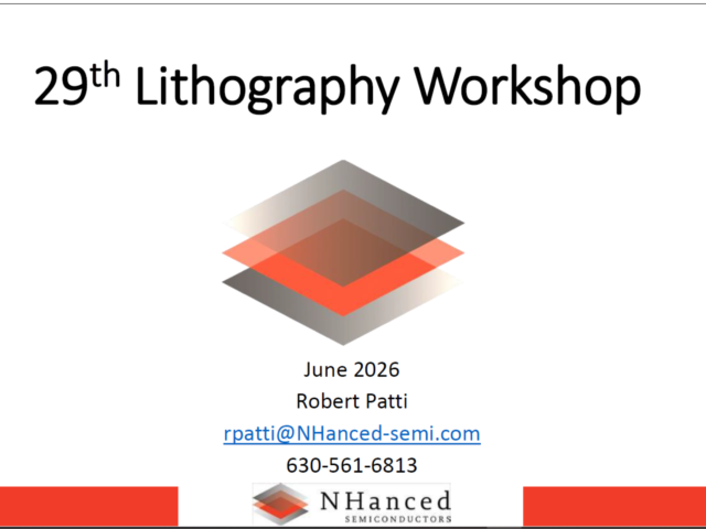 Lithography Workshop 2026